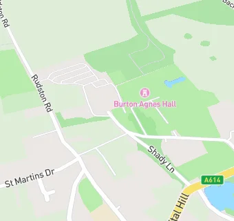 map for Burton Agnes Hall Pizza Trailer