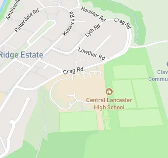 map for Central Lancaster High School