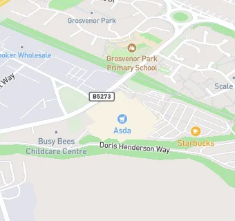 map for Busy Bees in Lancaster