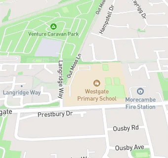 map for Westgate Wonders Breakfast and After School Club