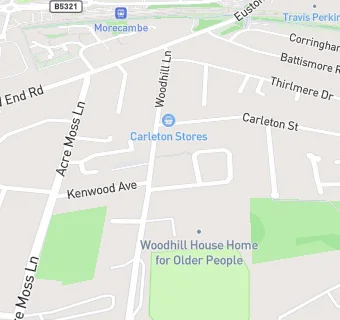 map for Woodhill House