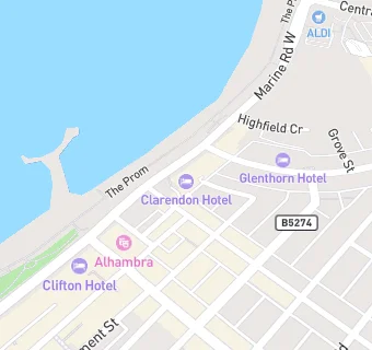 map for Clarendon Hotel