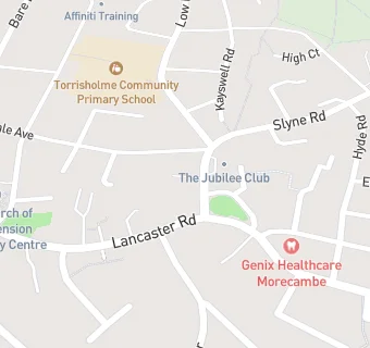 map for Jubilee Working Men's Club