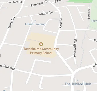 map for Morecambe and Heysham Torrisholme Community Primary School