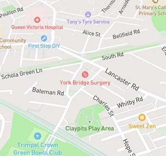 map for Bay Medical Practice (York Bridge Surgery)