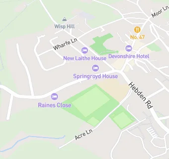 map for Grassington Medical Centre