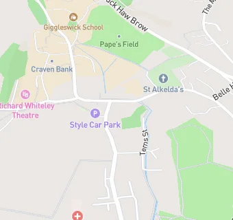 map for Giggleswick School