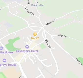 map for Black Horse Hotel