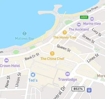 map for Chieftain Hotel