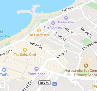 map for Morecambe Mini Market