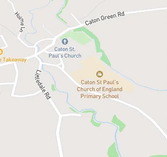 map for Caton St Paul's C of E Primary School