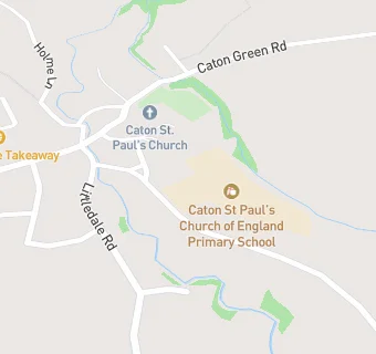 map for Caton St Paul's Church of England Primary School