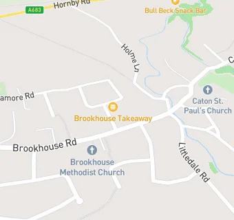 map for Brookhouse Post Office