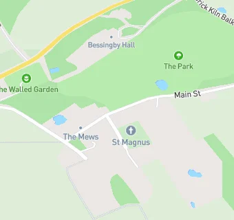 map for Bessingby Hall & Lodge