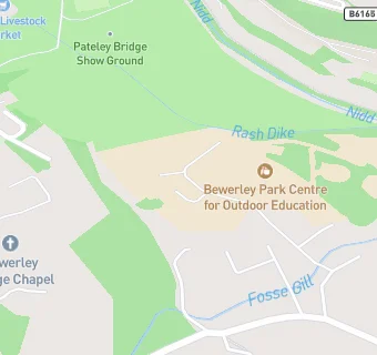 map for Bewerley Park Centre For Outdoor Education