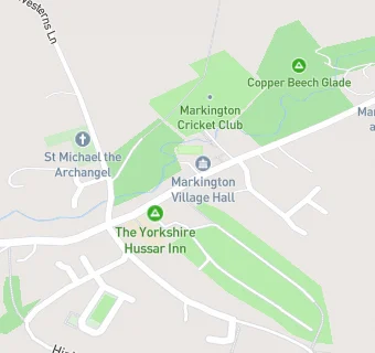 map for Markington Village Pre School