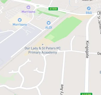 map for Our Lady and St Peter Catholic Primary School  A Catholic Voluntary Academy