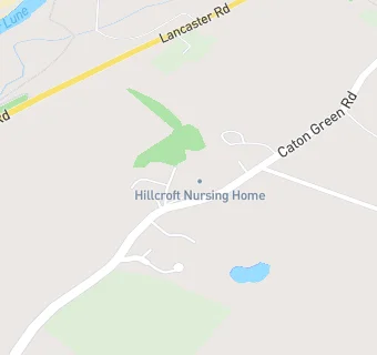 map for Hillcroft Nursing Home (Caton Green)