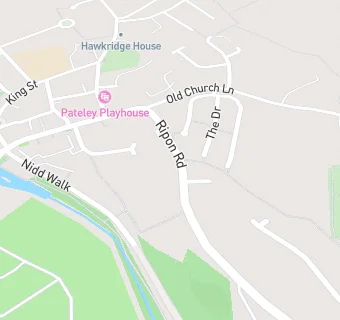 map for Pateley Bridge Methodist Church