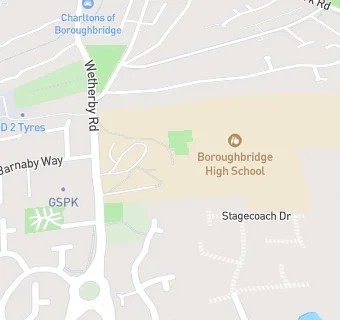 map for Boroughbridge High School