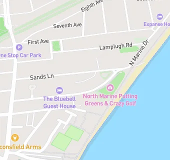 map for North Marine Putting Green Kiosk