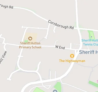 map for Sheriff Hutton County Primary School