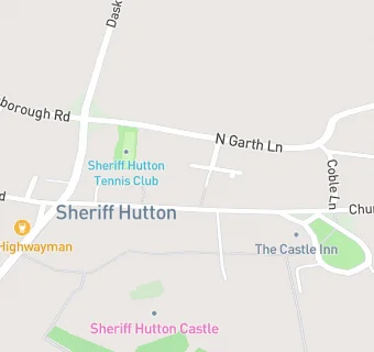 map for Post Office And Sheriff Hutton Stores