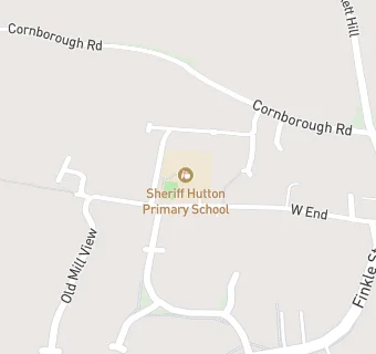 map for Sheriff Hutton Primary School