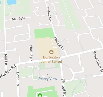 map for Burlington Junior School