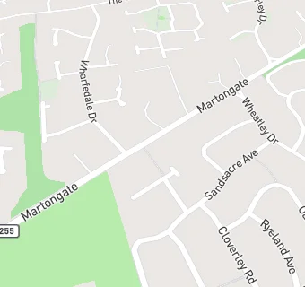 map for Martongate Primary School