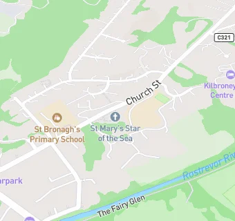 map for ST BRONAGH'S PRIMARY SCHOOL