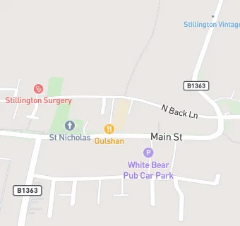 map for Stillington Primary School