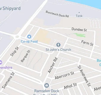 map for Roberts Newsagents