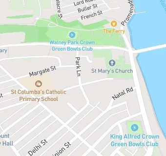 map for St. Marys Centre