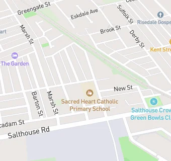 map for Sacred Heart Catholic Primary School, Barrow