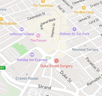 map for Duke Street Surgery