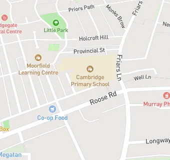 map for Orian at Cambridge Primary School