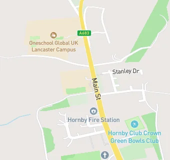 map for Hornby St Margaret's Church of England Primary School