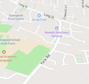 map for Easingwold School