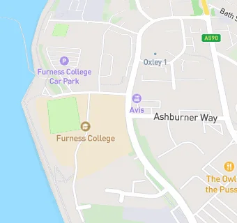 map for Furness College