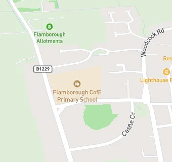 map for Flamborough CofE (VC) Primary School