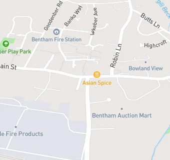 map for Country Meats Bentham