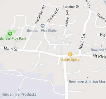 map for Black Pig Bentham