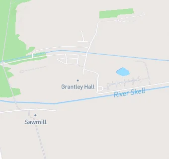 map for Grantley Hall