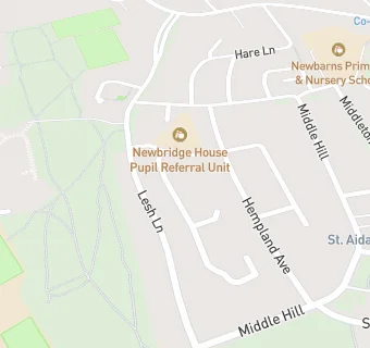map for Newbridge House PRU