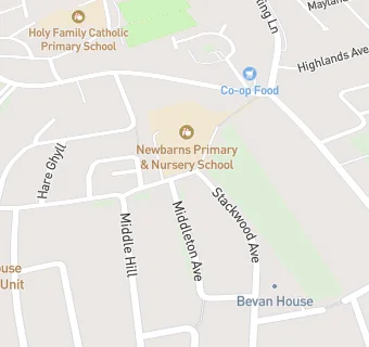 map for Orian at Newbarns Primary School