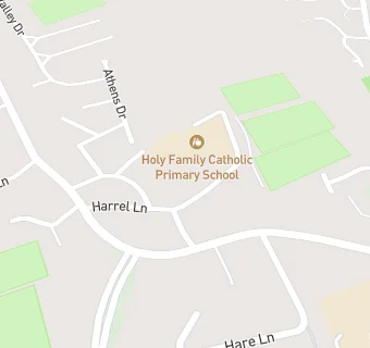 map for Orian at Holy Family RC Primary School