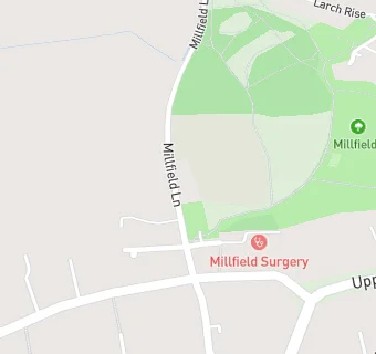 map for Millfield Surgery