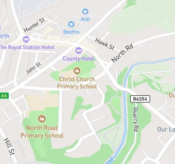 map for Christ Church Primary School