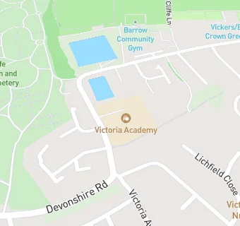 map for Victoria Academy